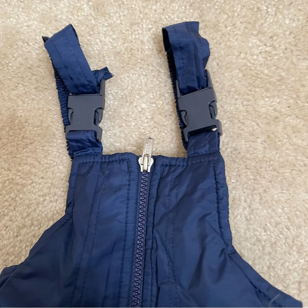 Outbrook Unisex Kids Navy Blue 1 Pc. Waterproof Bib Overalls Snowsuit - Size 3T